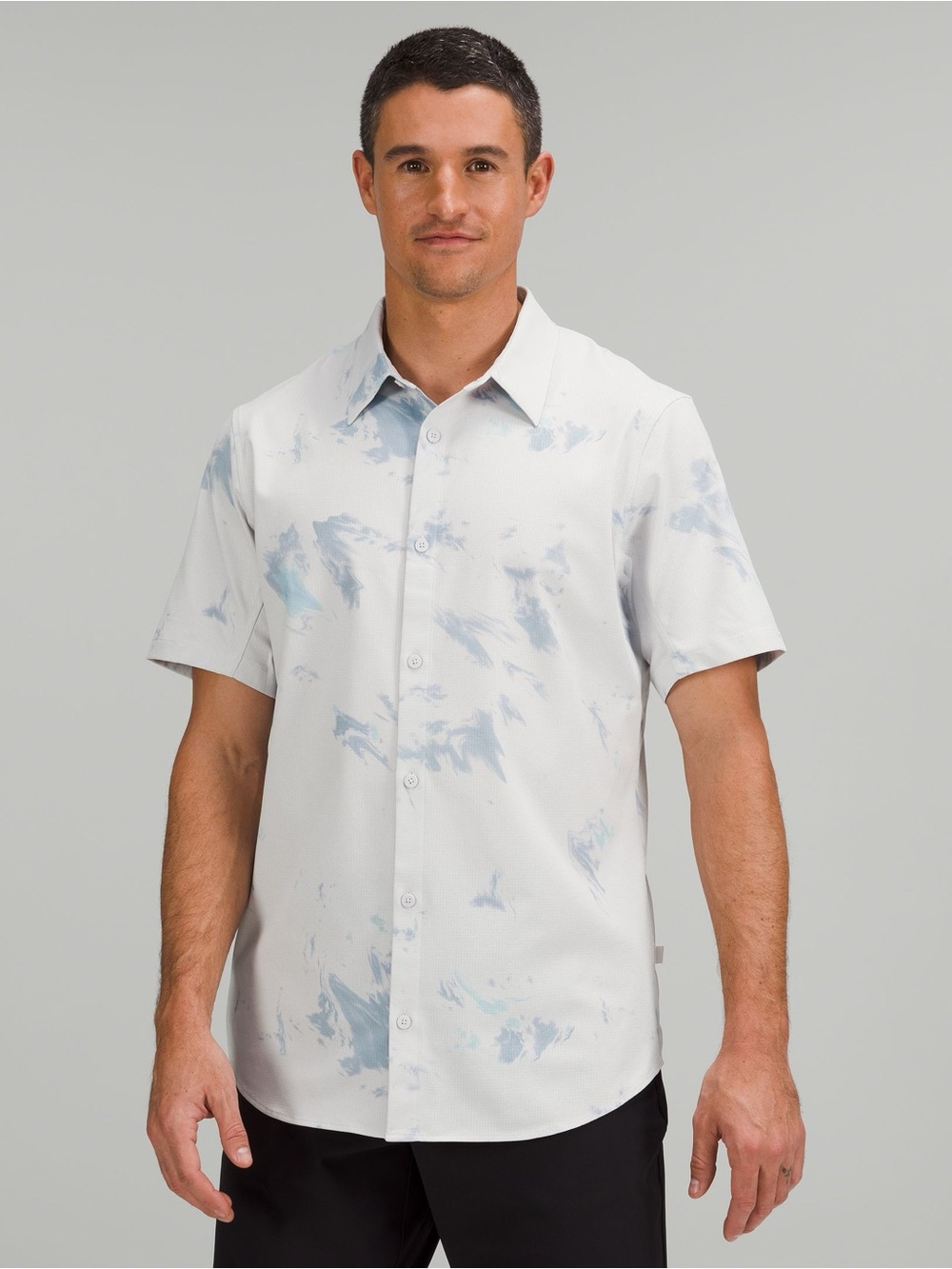 Lululemon Airing Easy Short Sleeve Button Down Shirt